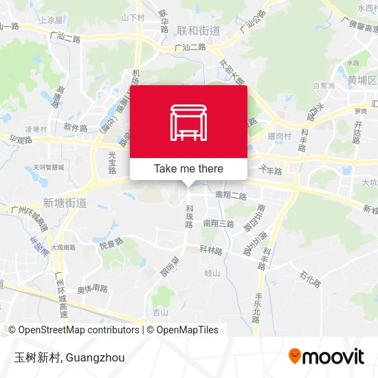 玉树新村 map