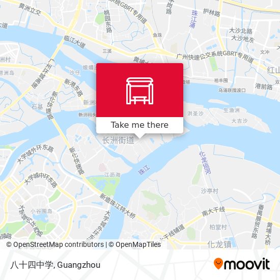八十四中学 map