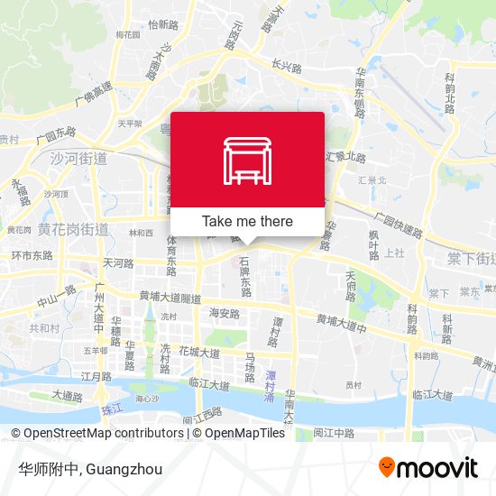 华师附中 map