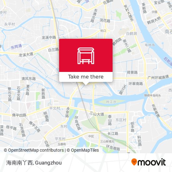 海南南丫西 map