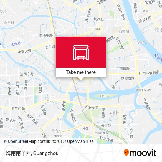海南南丫西 map