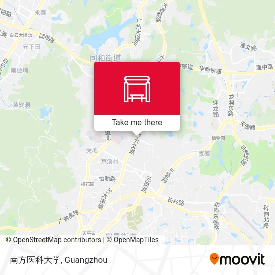 南方医科大学 map