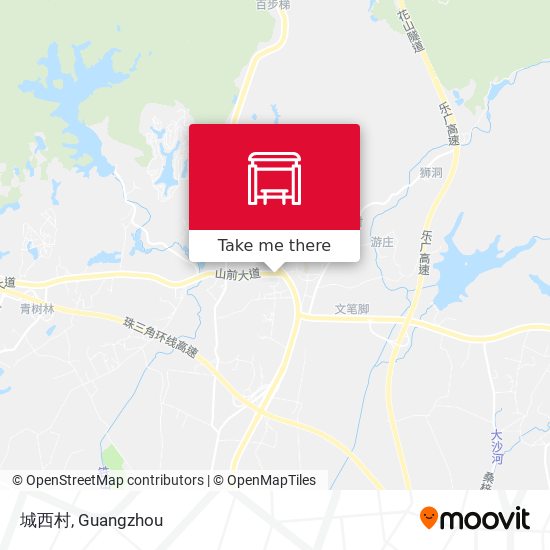 城西村 map
