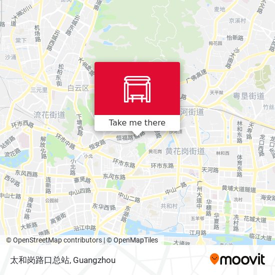 太和岗路口总站 map