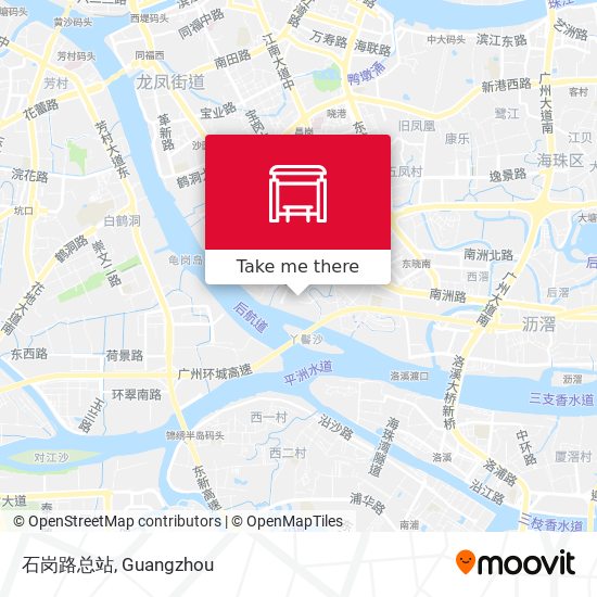 石岗路总站 map