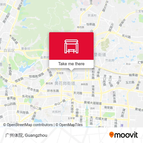 广州体院 map