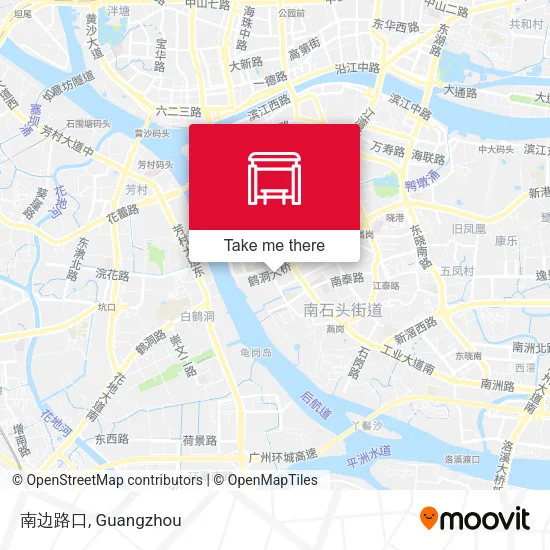 南边路口 map