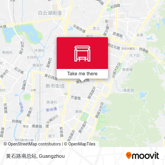 黄石路南总站 map