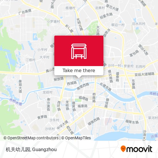 机关幼儿园 map