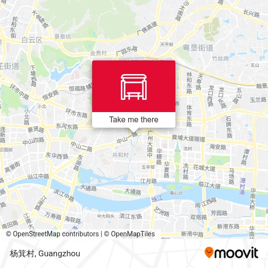 杨箕村 map
