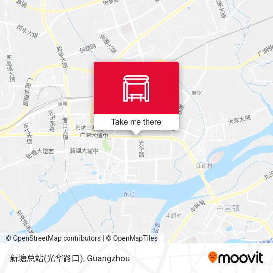 新塘总站(光华路口) map