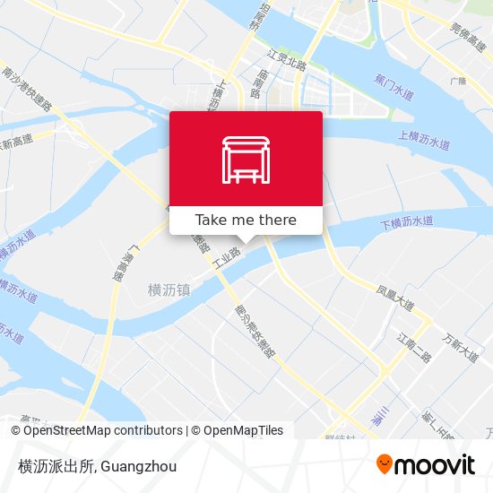 横沥派出所 map
