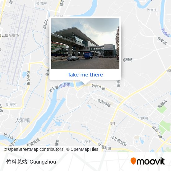 竹料总站 map
