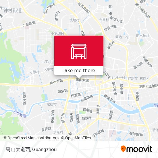 禺山大道西 map