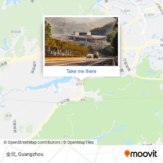 金坑 map