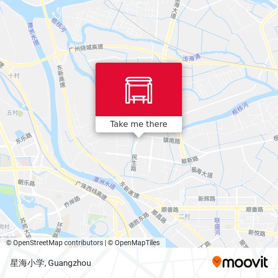 星海小学 map