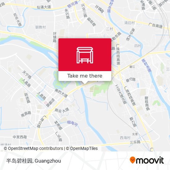 半岛碧桂园 map