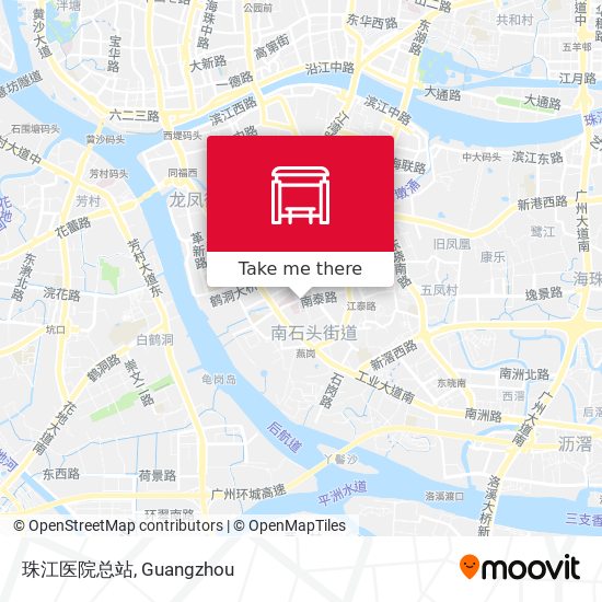珠江医院总站 map