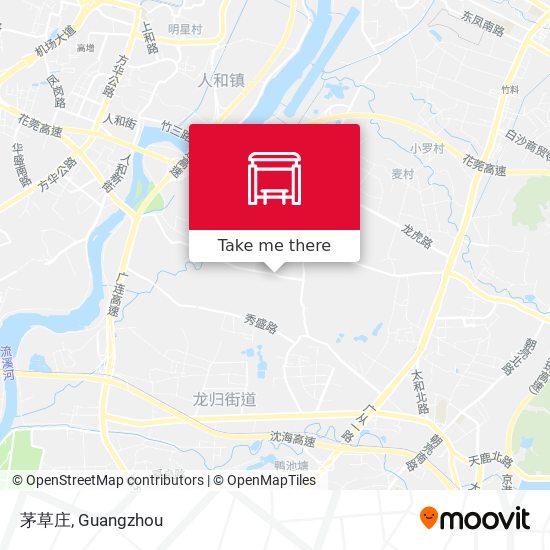 茅草庄 map