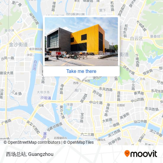 西场总站 map