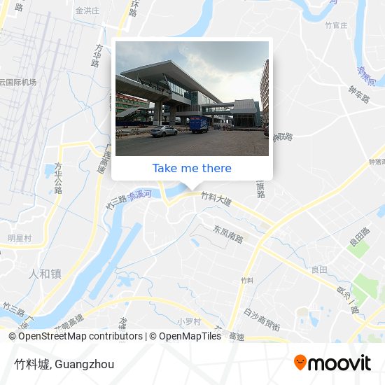 竹料墟 map