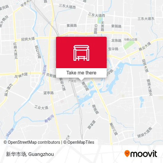 新华市场 map