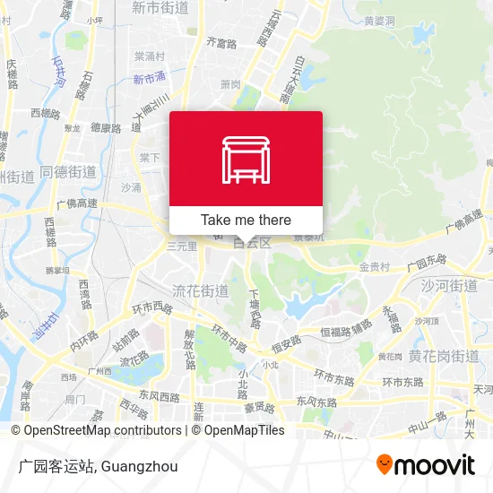 广园客运站 map