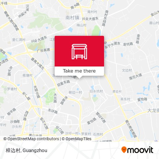 樟边村 map