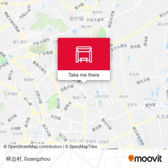樟边村 map