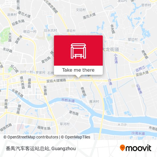番禺汽车客运站总站 map