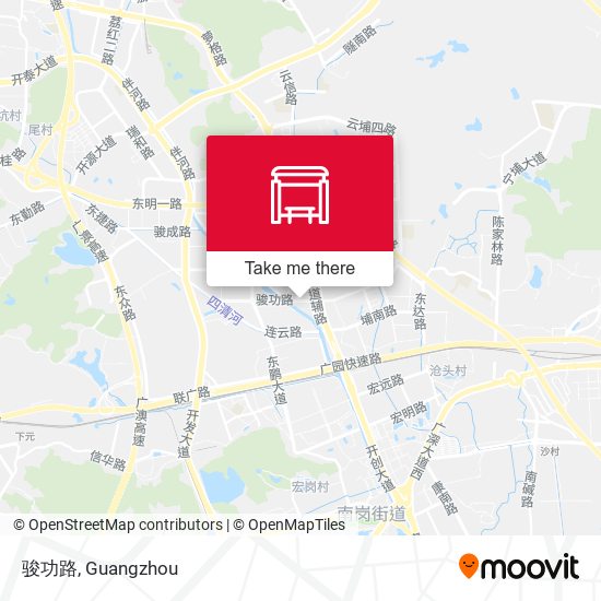 骏功路 map