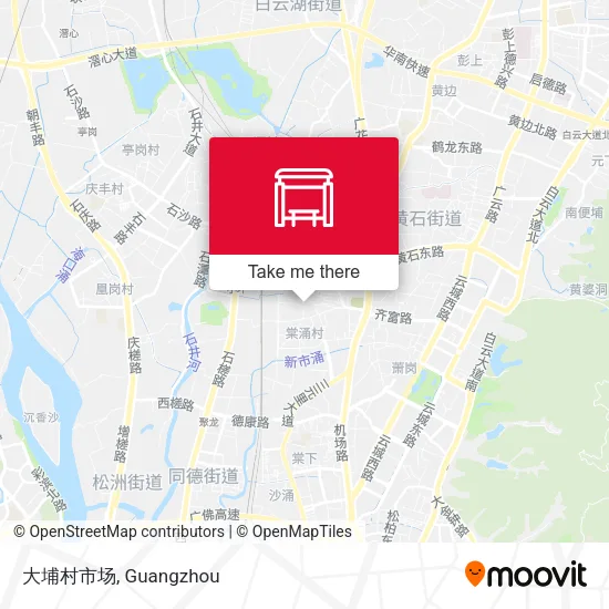 大埔村市场 map