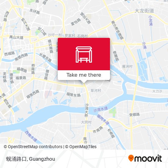 蚬涌路口 map