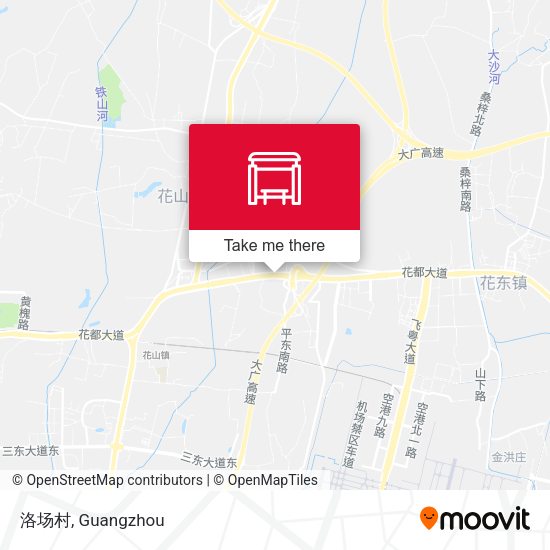 洛场村 map