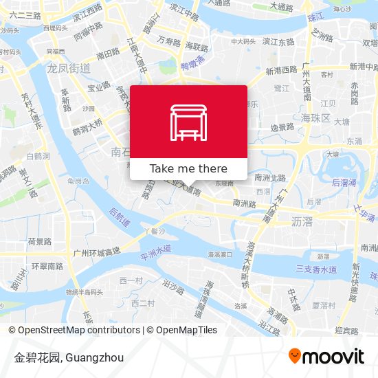 金碧花园 map