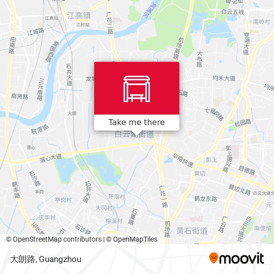 大朗路 map