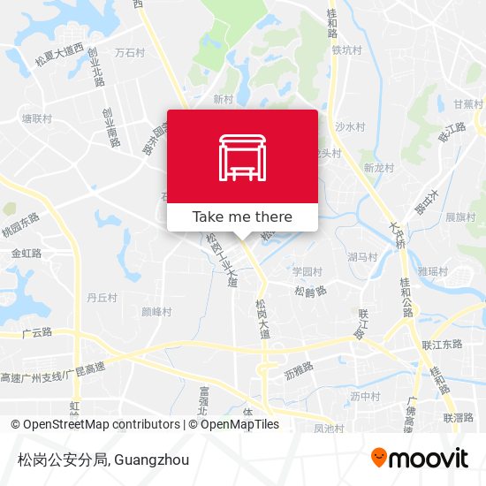 松岗公安分局 map