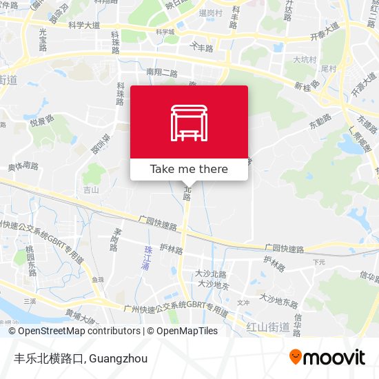 丰乐北横路口 map