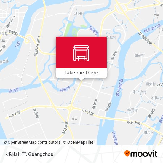 椰林山庄 map