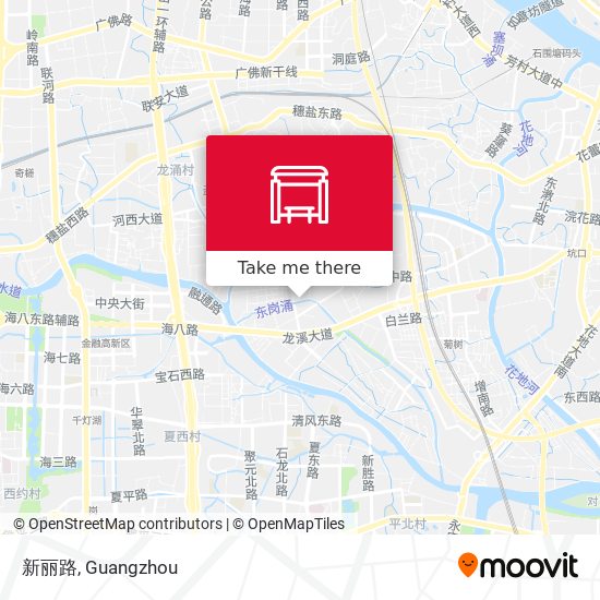新丽路 map