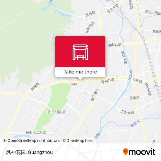 风神花园 map