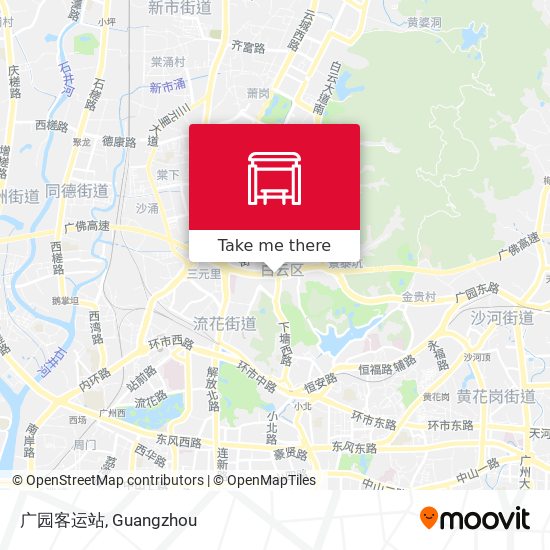 广园客运站 map