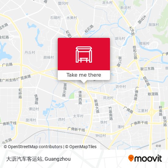 大沥汽车客运站 map