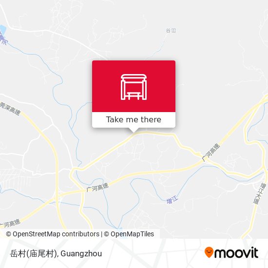 岳村(庙尾村) map