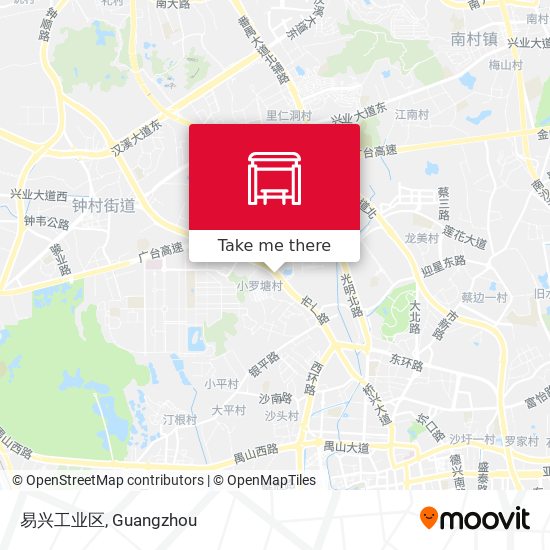 易兴工业区 map