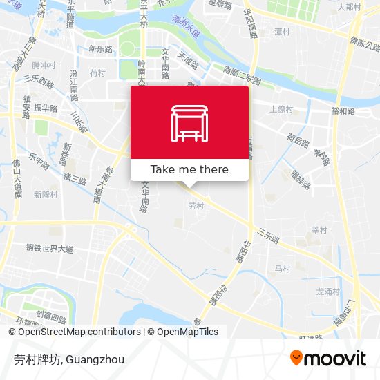 劳村牌坊 map