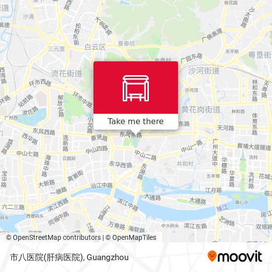 市八医院(肝病医院) map