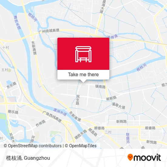 榄核涌 map
