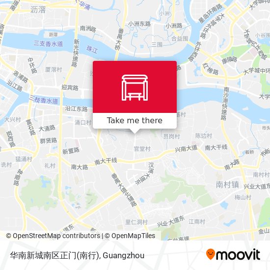 华南新城南区正门(南行) map