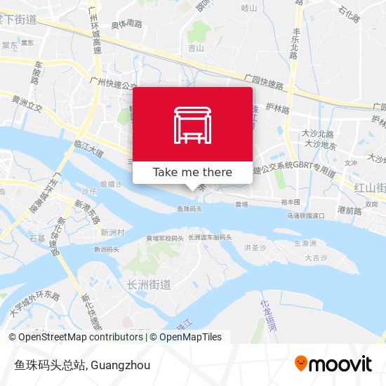 鱼珠码头总站 map